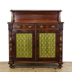 M-5309 Antique Georgian Mahogany Chiffonier Sideboard Penderyn Antiques (1)