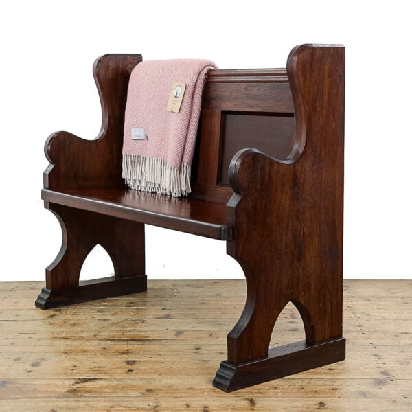 M-5315 Antique Church Pine Pew Penderyn Antiques (1)