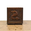 M-5335 Antique Oriental Carved Box Penderyn Antiques (5)