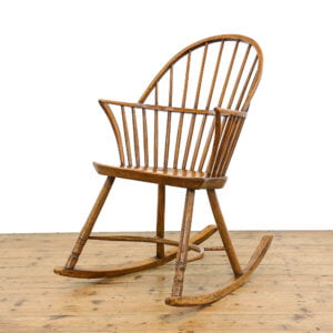 M-5340 Antique 18th Century Windsor Vernacular Rocking Chair Penderyn Antiques 1