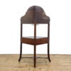M-5266 Antique 19th Century Mahogany Bow Front Corner Stand Penderyn Antiques 3