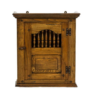 M-5357 - Small 18th Century Style Hanging Wall Cabinet Penderyn Antiques (1)