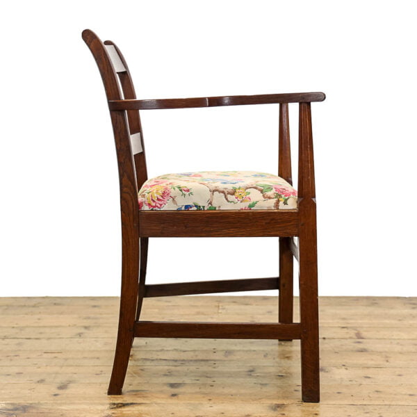 M-5366 Antique Country Oak Armchair Penderyn Antiques (3)