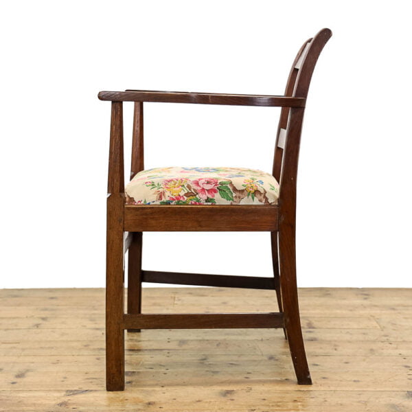 M-5366 Antique Country Oak Armchair Penderyn Antiques (5)