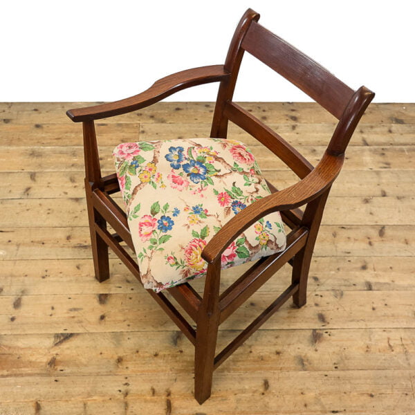 M-5366 Antique Country Oak Armchair Penderyn Antiques (6)