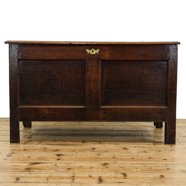 M-5390 Antique 18th Century Oak Coffer Penderyn Antiques (3)