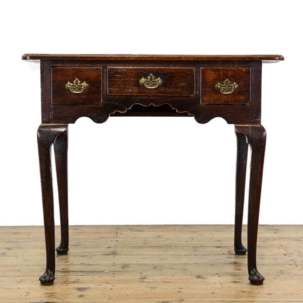 M-5392 Late 18th Century Antique Oak Lowboy Table Penderyn Antiques (2)