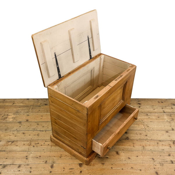 M-5443 Reclaimed Pine Blanket Box Penderyn Antiques (6)