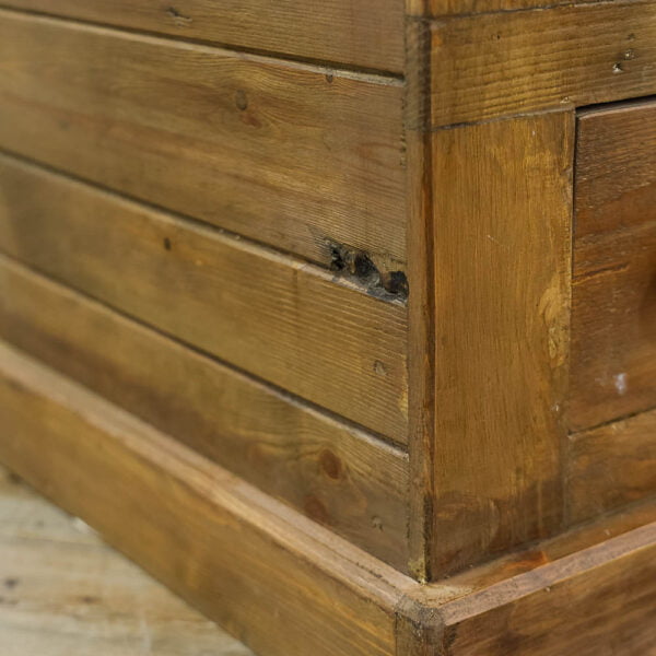 M-5443 Reclaimed Pine Blanket Box Penderyn Antiques (8)