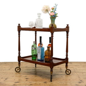 M-5460 Antique Mahogany Drinks Trolley Penderyn Antiques (1)
