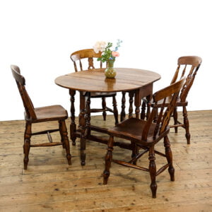 M-5461 Antique Oak Gate Leg Table Penderyn Antiques (1)
