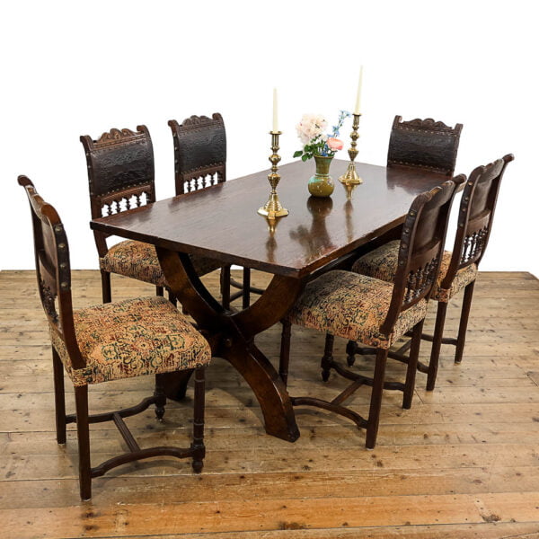 M-5462 Antique Oak Refectory Table Penderyn Antiques (1)