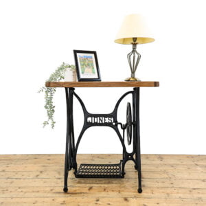 M-5474 Antique Jones Sewing Machine Base Table Penderyn Antiques (1)