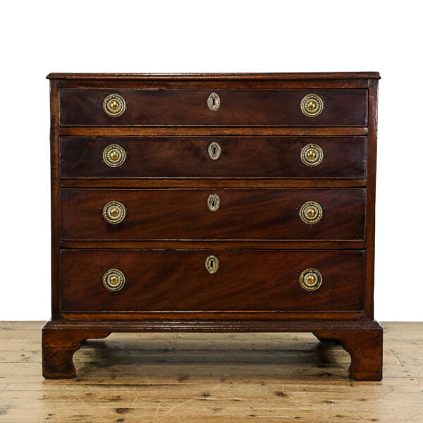M-5482 Antique 19th Century Mahogany Chest of Drawers Penderyn Antiques (2)
