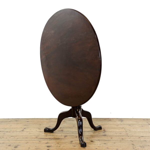 M-5484 Antique 19th Century Mahogany Tilt Top Table Penderyn Antiques (1)