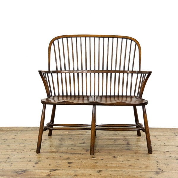 M-5487 Antique Stewart Linford Windsor Bench Penderyn Antiques (2)