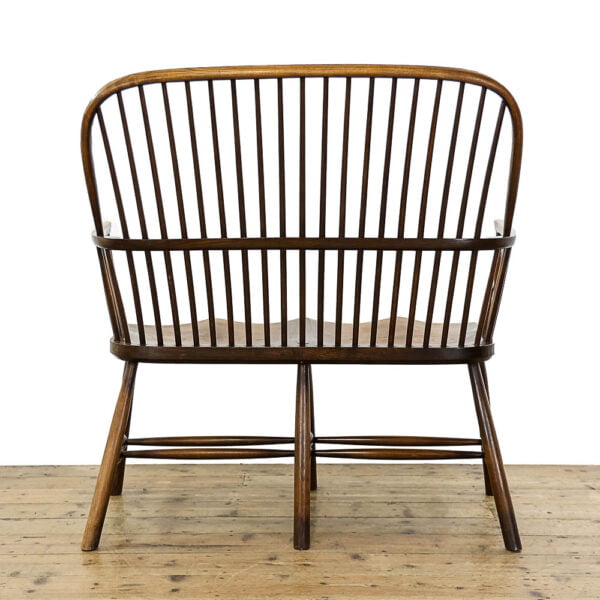M-5487 Antique Stewart Linford Windsor Bench Penderyn Antiques (4)