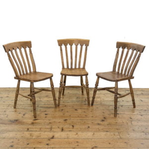 M-5382 Set of Three Antique Kitchen Chairs Penderyn Antiques (1)