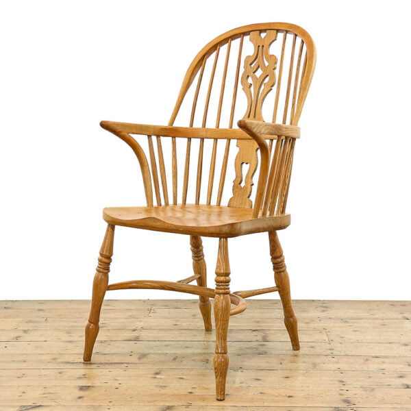 M-5514 Antique 20th Century Ash and Elm Windsor Chair Penderyn Antiques (1)