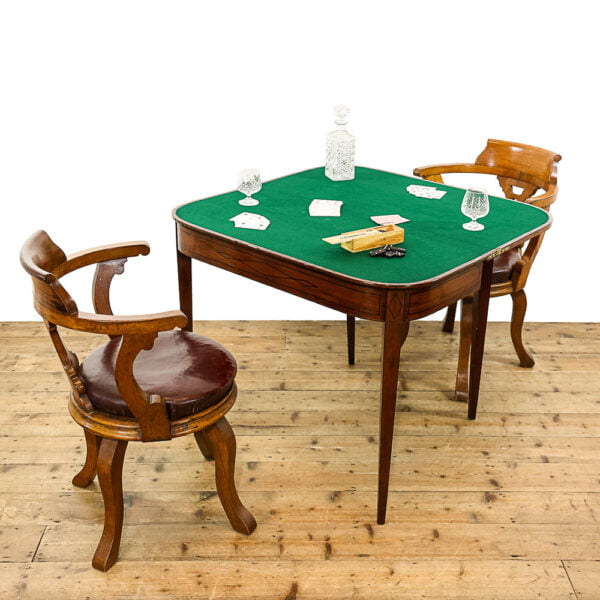 M-5520 Antique Regency Mahogany Foldover Card Table Penderyn Antiques (1)