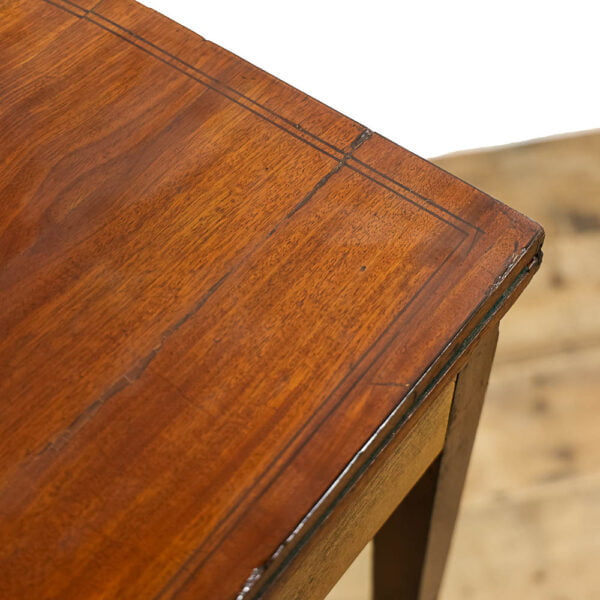 M-5520 Antique Regency Mahogany Foldover Card Table Penderyn Antiques (13)