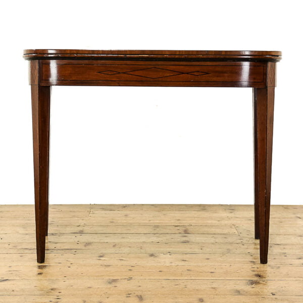 M-5520 Antique Regency Mahogany Foldover Card Table Penderyn Antiques (5)