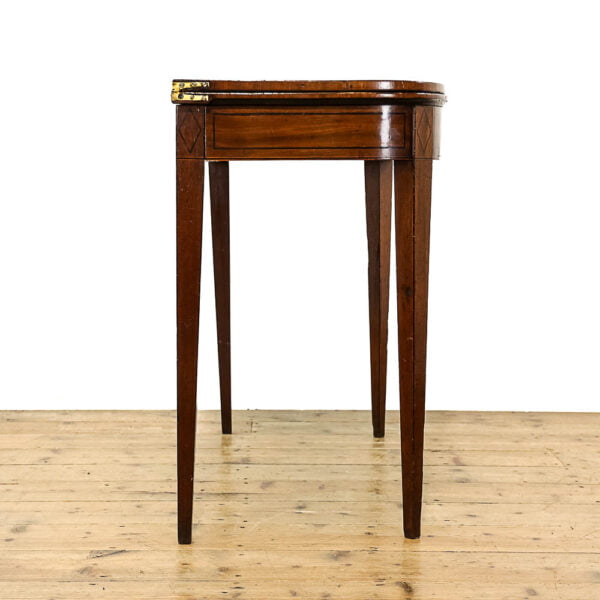 M-5520 Antique Regency Mahogany Foldover Card Table Penderyn Antiques (6)