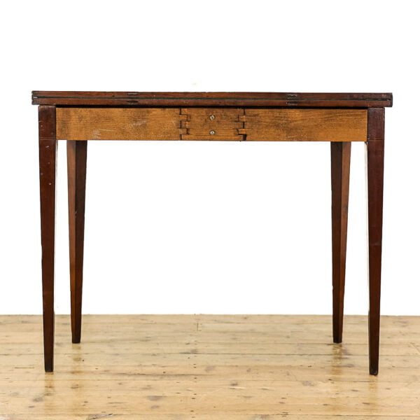 M-5520 Antique Regency Mahogany Foldover Card Table Penderyn Antiques (7)