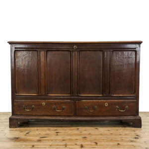 M-5522 Antique Georgian Oak Mule Chest Penderyn Antiques (2)