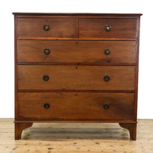 M-5524 Antique 19th Century Mahogany Chest of Drawers Penderyn Antiques (2)