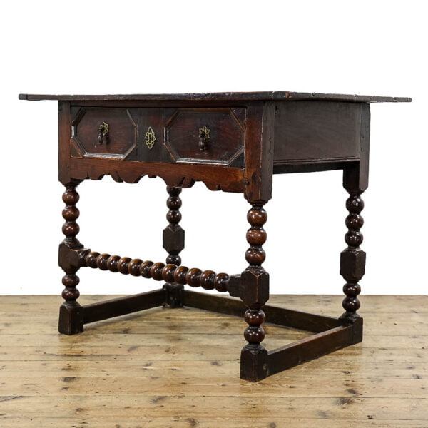 M-5538 Antique Jacobean Style Oak Side Table Penderyn Antiques (1)