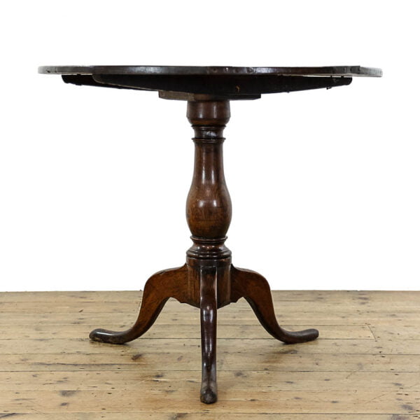 M-5557 Antique 19th Century Oak Tripod Table Penderyn Antiques (1)