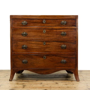 M-5572 Antique 19th Century Mahogany Chest of Drawers Penderyn Antiques (2)