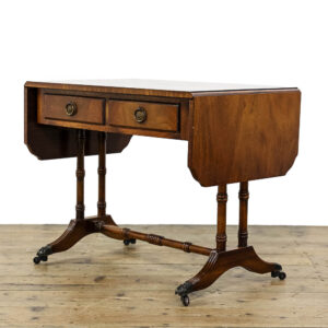 M-5575 Small Antique Style Rosewood Sofa Table Penderyn Antiques (1)
