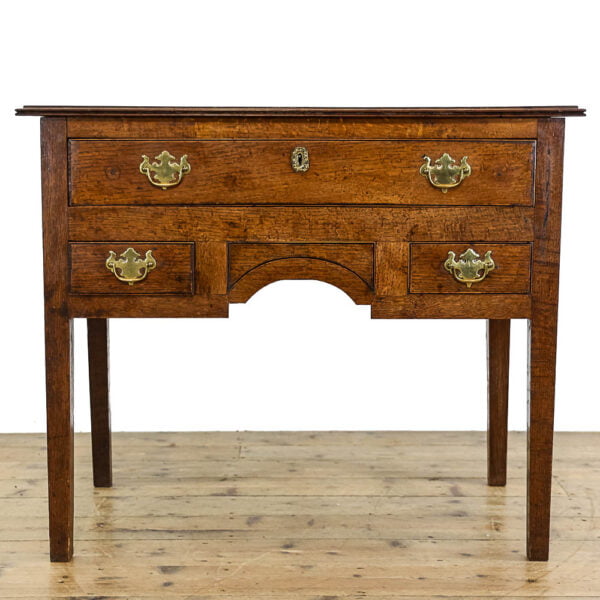 M-5540 Antique 19th Century Oak Lowboy Side Table Penderyn Antiques (1)