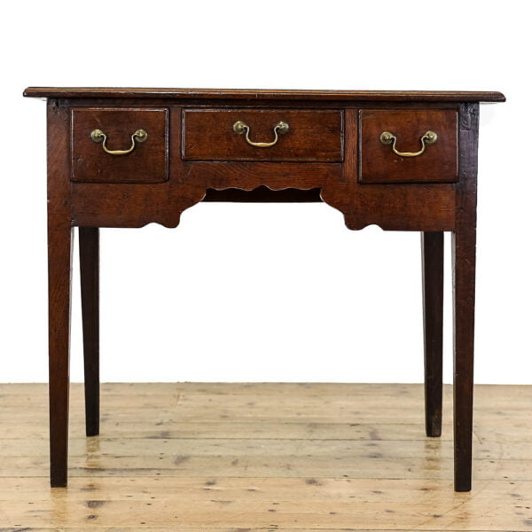 M-5589 Antique 18th Century Oak Lowboy Side Table Penderyn Antiques (2)