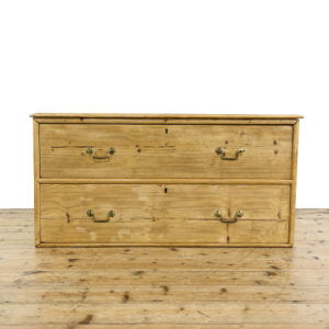 M-5601 Antique Pine Two Drawer Chest Penderyn Antiques (2)