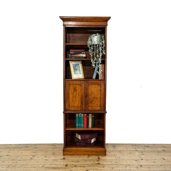 M-5604 Antique Oak Bookcase Penderyn Antiques (1)