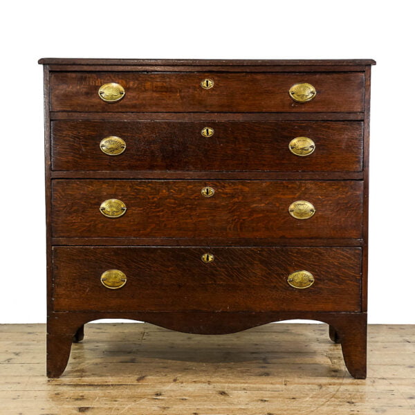 M-5610 Antique 19th Century Oak Chest of Drawers Penderyn Antiques (2)