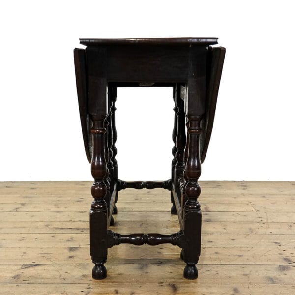 M-5553 Antique 18th Century Oak Gate Leg Table Penderyn Antiques (3)