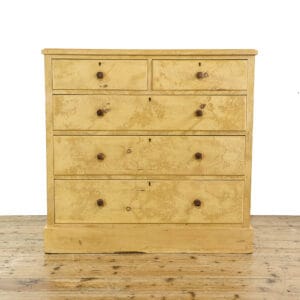 M-5562 Antique Victorian Pine Chest of Drawers Penderyn Antiques (1)