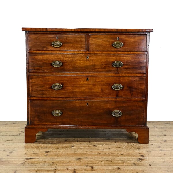 M-5614 Antique 19th Century Mahogany Chest of Drawers Penderyn Antiques (2)
