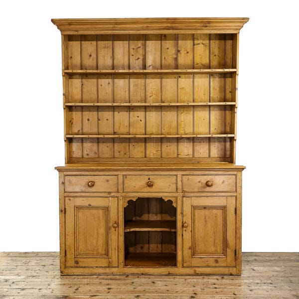 M-5621 Large Antique Pine Dresser Penderyn Antiques (1)