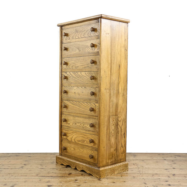 M-5634 Reclaimed Oak Bank of Drawers Penderyn Antiques (1)