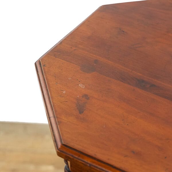 M-5636 Antique Edwardian Octagonal Table Penderyn Antiques (6)