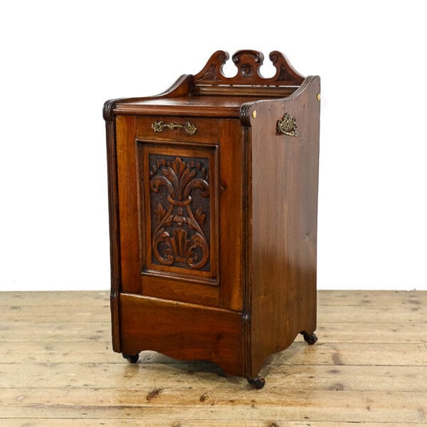 M-5637 Antique Victorian Mahogany Purdonium Cabinet Penderyn Antiques (2)