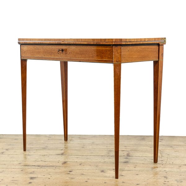 M-5638 Antique Mahogany Fold Over Table Penderyn Antiques (1)