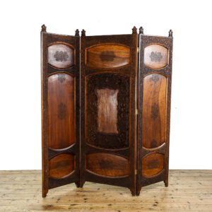 M-5643 Vintage Kashmir Carved Room Divider Screen Penderyn Antiques (2)
