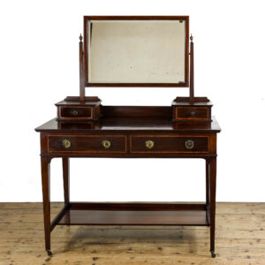 M-5645 Antique Edwardian Mahogany Dressing Table Penderyn Antiques (1)