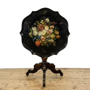Antique 19th Century Painted Tilt Top Table